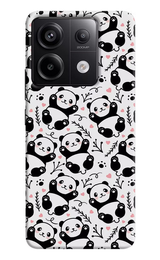 Cute Panda Redmi Note 13 Pro 5G Hard Case Back Cover by Casekaro