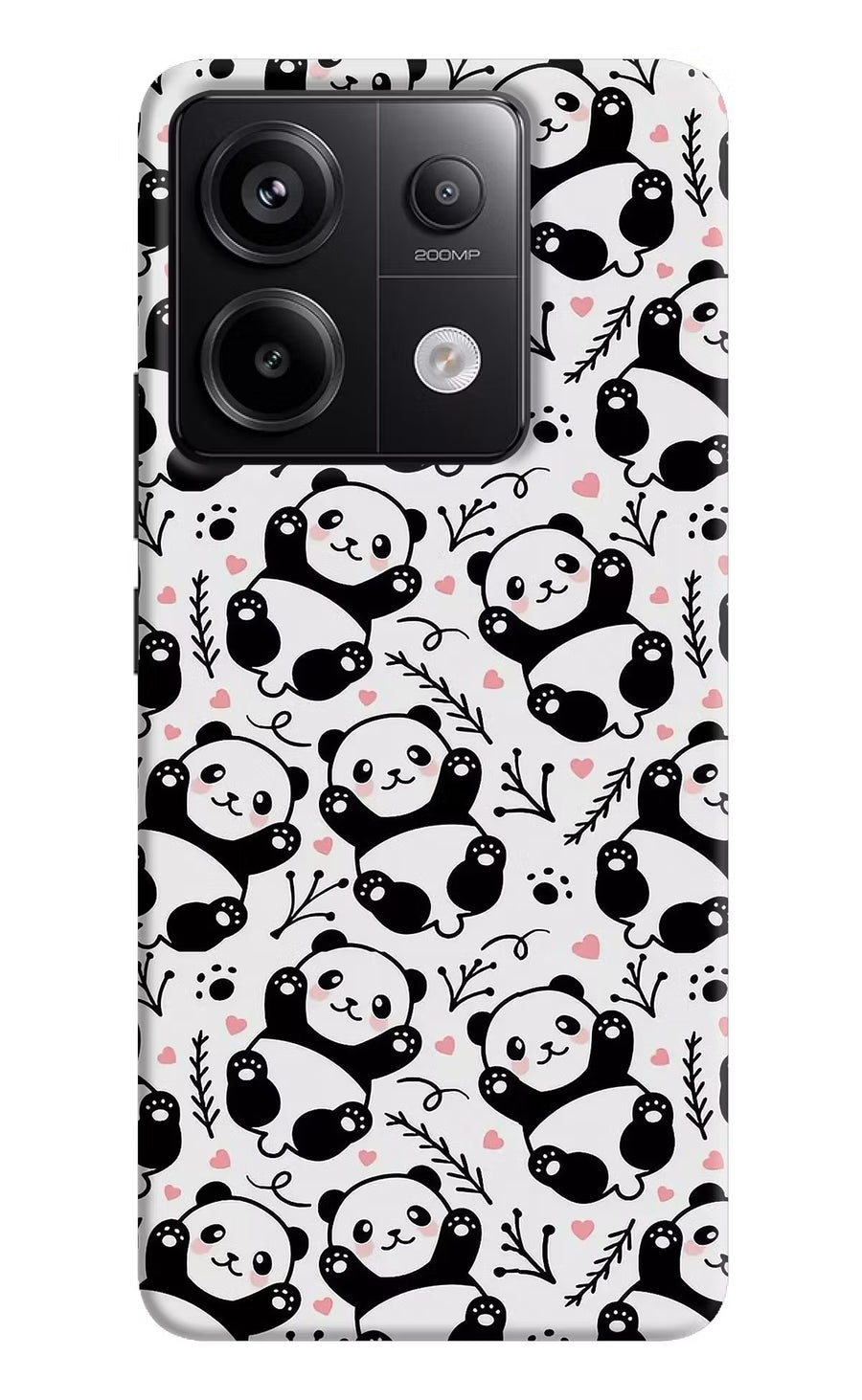 Cute Panda Redmi Note 13 Pro 5G Back Cover, Hard case