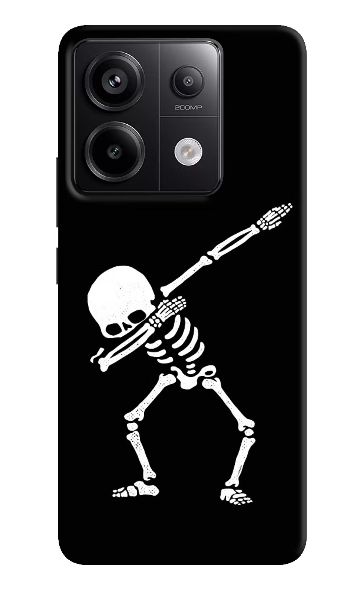 Dabbing Skeleton Art Redmi Note 13 Pro 5G Hard Case Back Cover by Casekaro