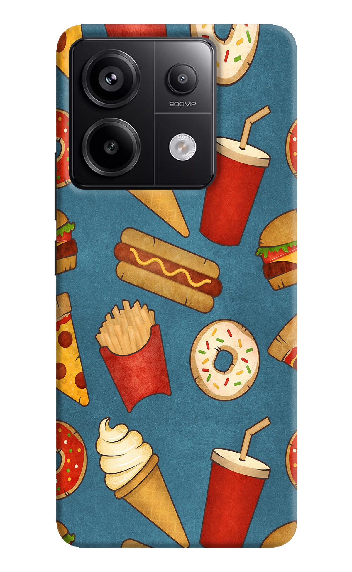 Foodie Redmi Note 13 Pro 5G Hard Case Back Cover by Casekaro