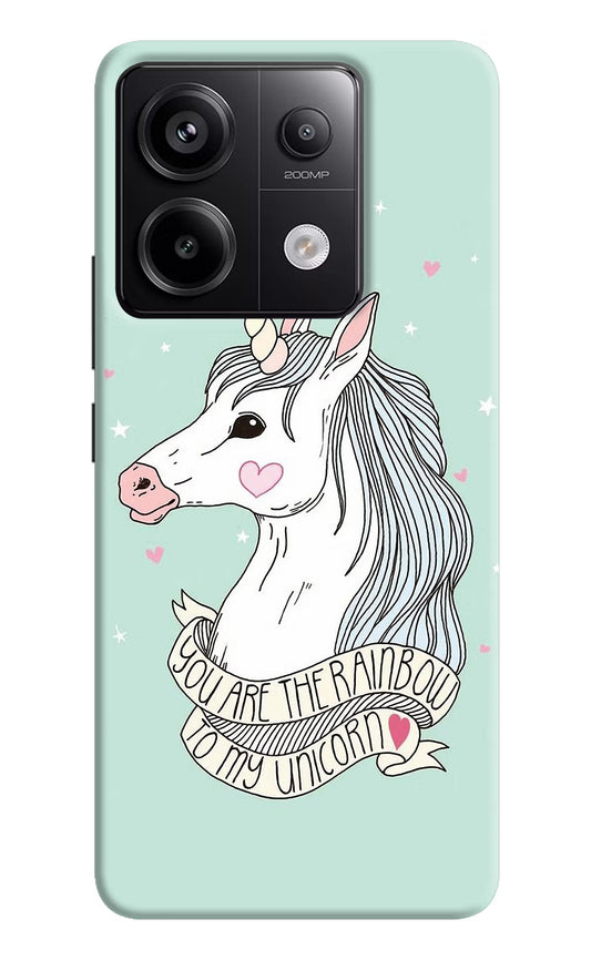 Unicorn Wallpaper Redmi Note 13 Pro 5G Hard Case Back Cover by Casekaro