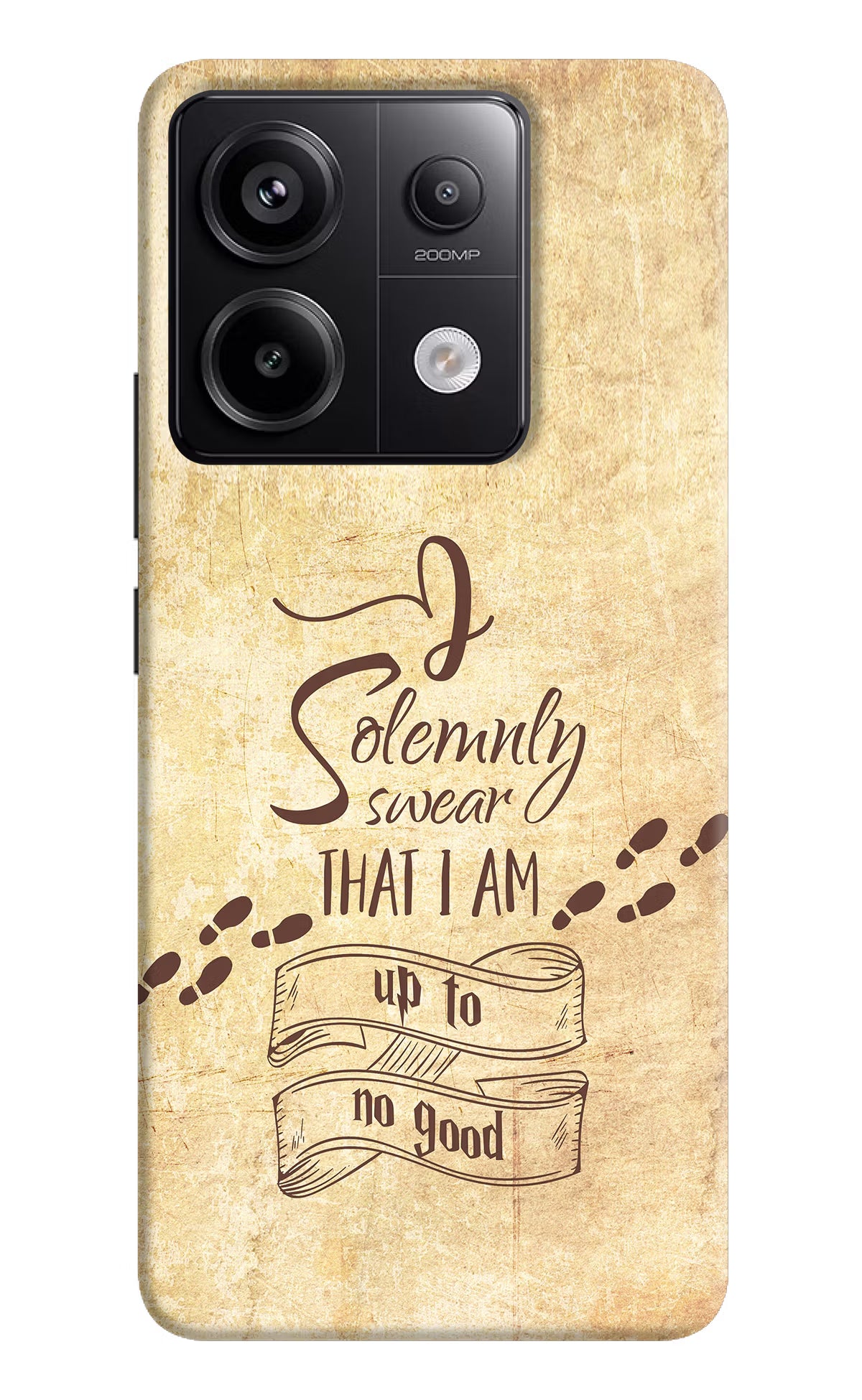 I Solemnly swear that i up to no good Redmi Note 13 Pro 5G Hard Case Back Cover by Casekaro