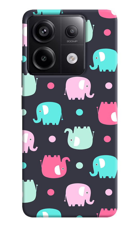 Elephants Redmi Note 13 Pro 5G Hard Case Back Cover by Casekaro
