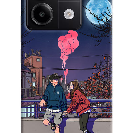 Chilling Couple Redmi Note 13 Pro 5G Hard Case Back Cover by Casekaro