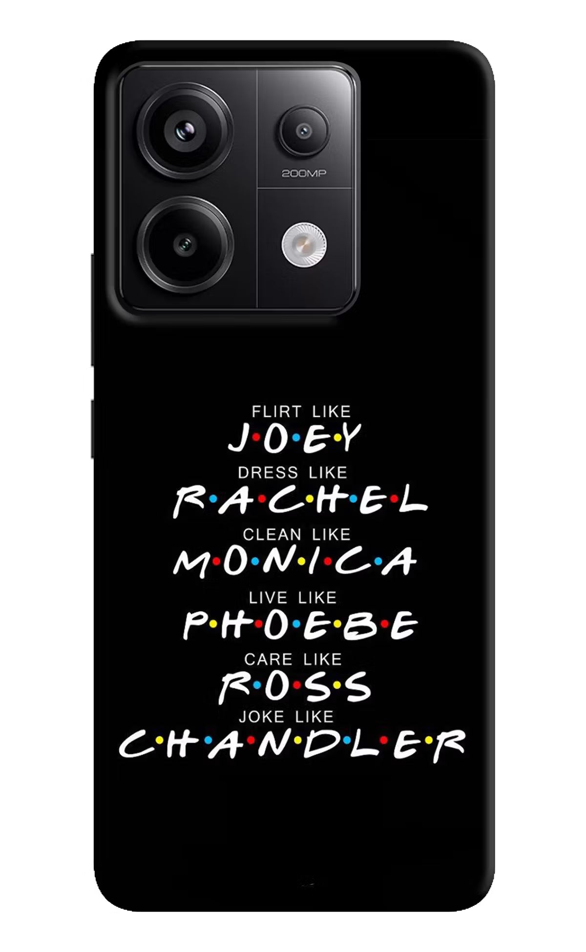 FRIENDS Character Redmi Note 13 Pro 5G Hard Case Back Cover by Casekaro