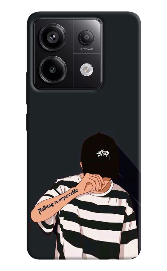 Aesthetic Boy Redmi Note 13 Pro 5G Hard Case Back Cover by Casekaro