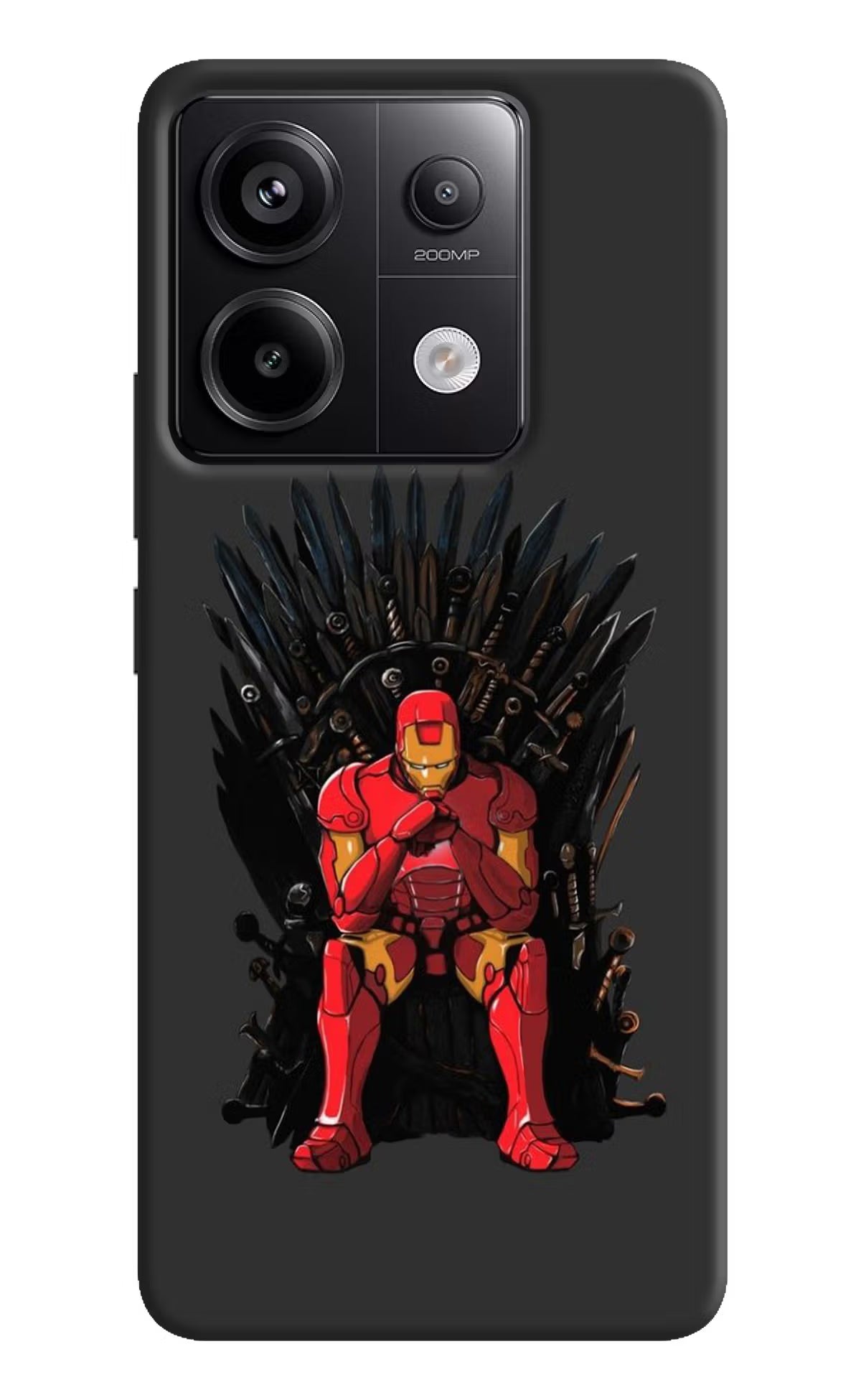 Ironman Throne Redmi Note 13 Pro 5G Hard Case Back Cover by Casekaro