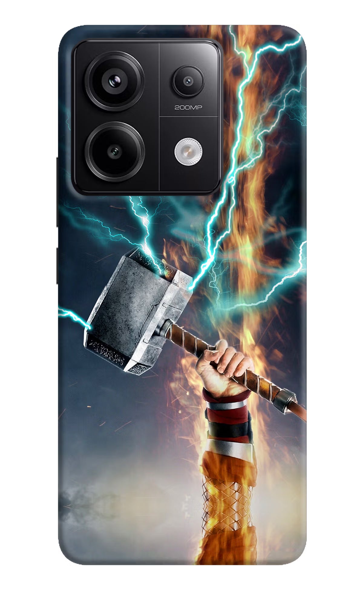 Thor Hammer Mjolnir Redmi Note 13 Pro 5G Hard Case Back Cover by Casekaro