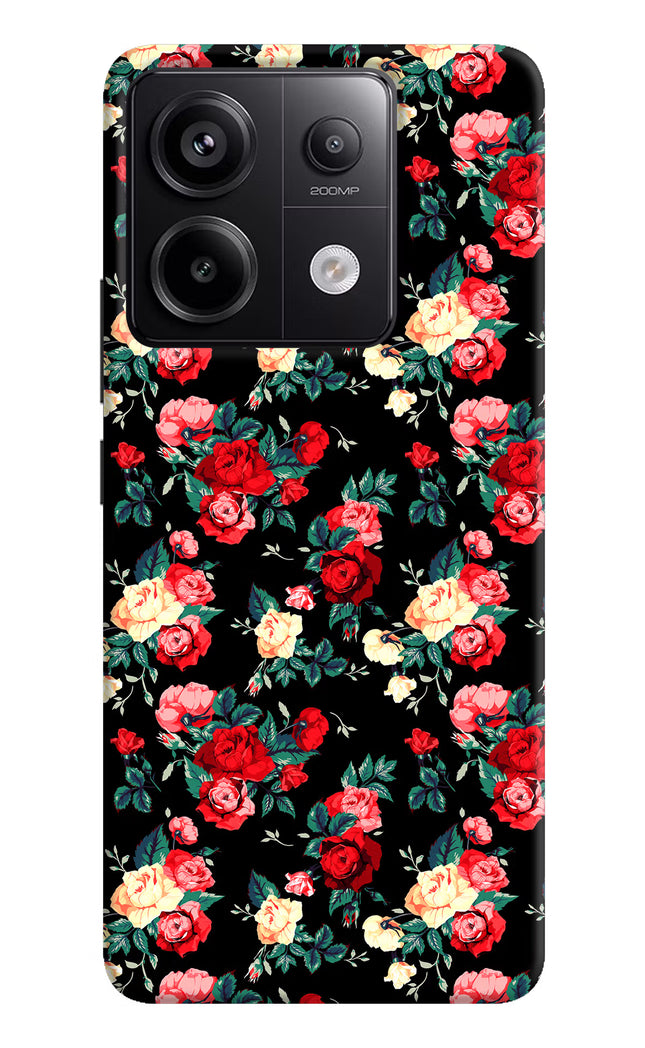 Rose Pattern Redmi Note 13 Pro 5G Hard Case Back Cover by Casekaro