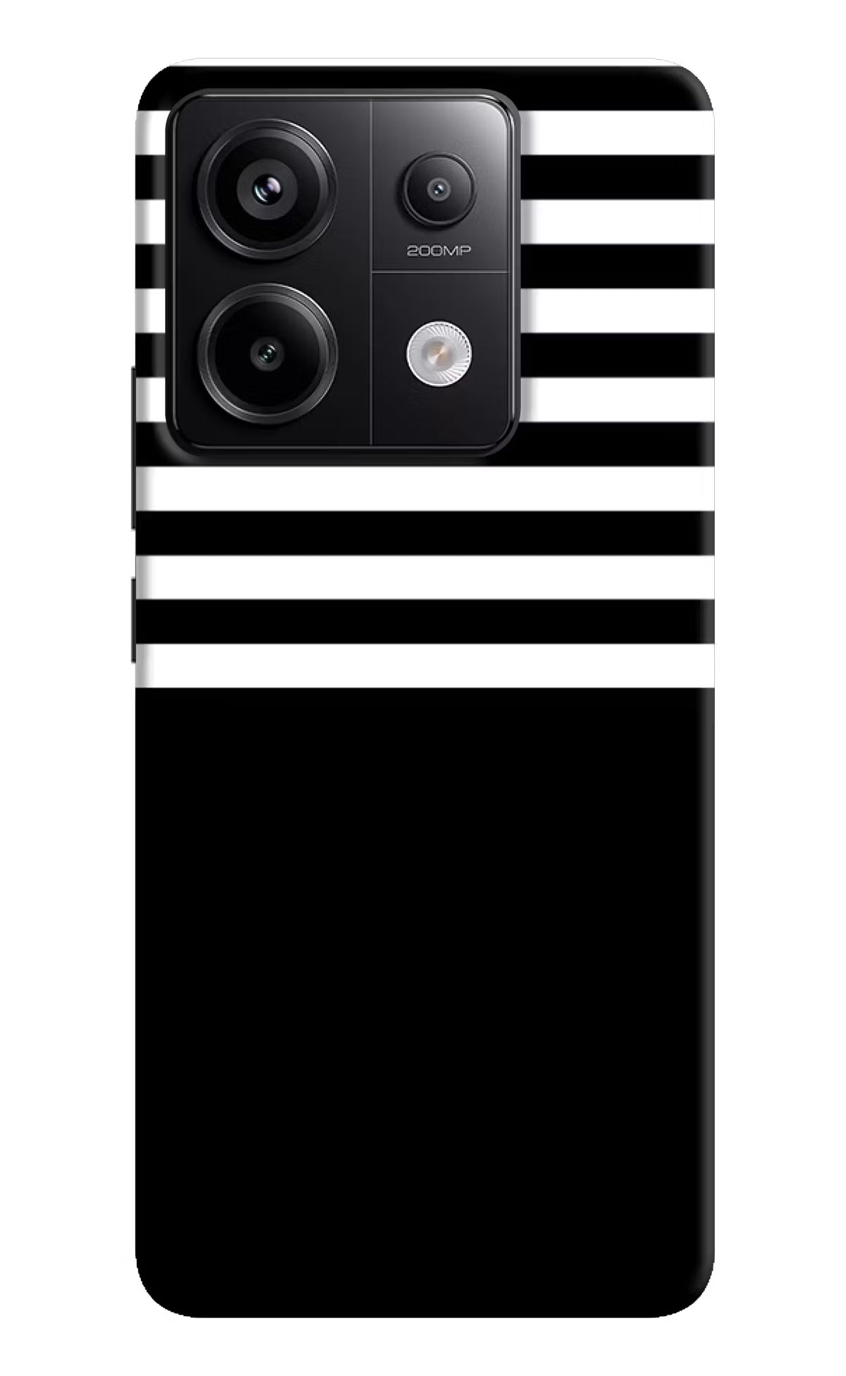 Black and White Print Redmi Note 13 Pro 5G Hard Case Back Cover by Casekaro