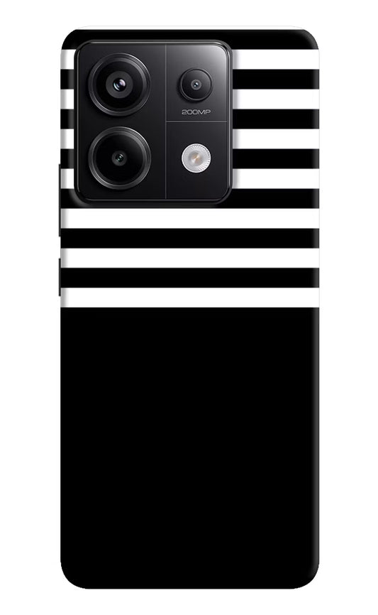 Black and White Print Redmi Note 13 Pro 5G Hard Case Back Cover by Casekaro