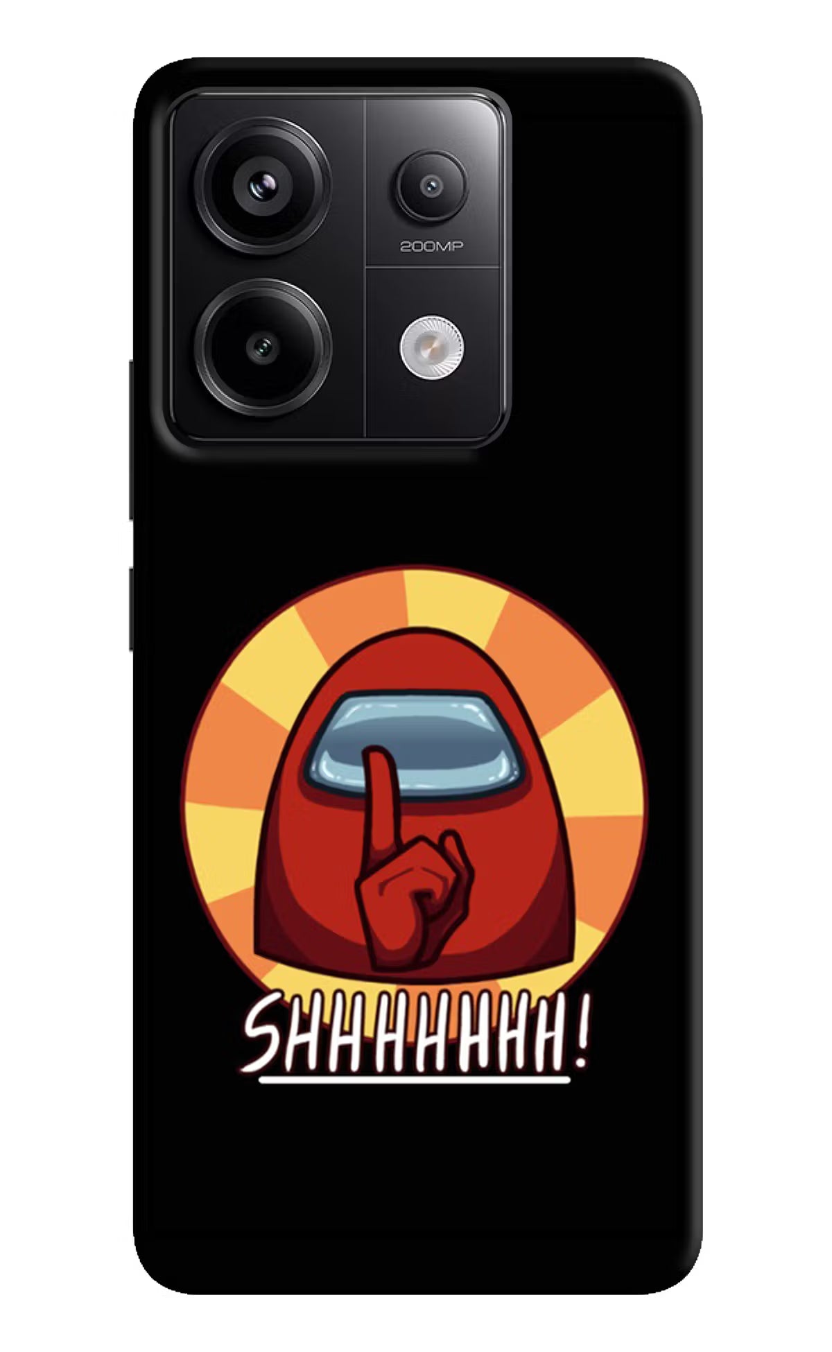Among Us Shhh! Redmi Note 13 Pro 5G Hard Case Back Cover by Casekaro