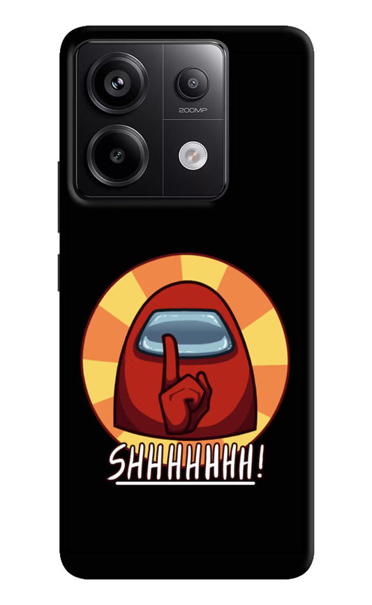 Among Us Shhh! Redmi Note 13 Pro 5G Hard Case Back Cover by Casekaro