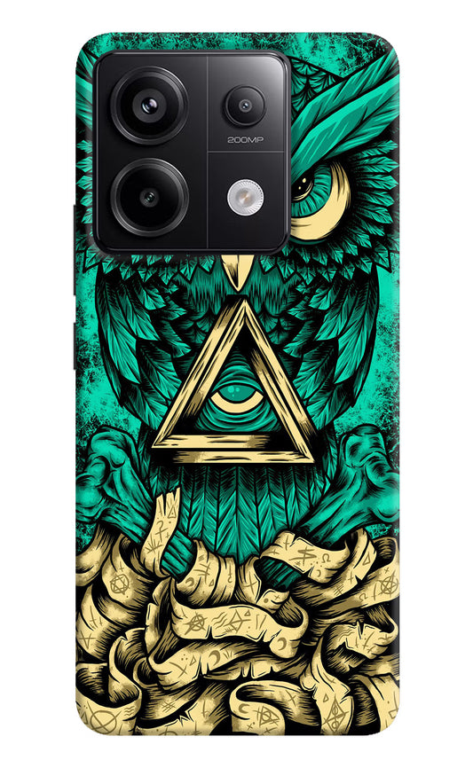 Green Owl Redmi Note 13 Pro 5G Hard Case Back Cover by Casekaro