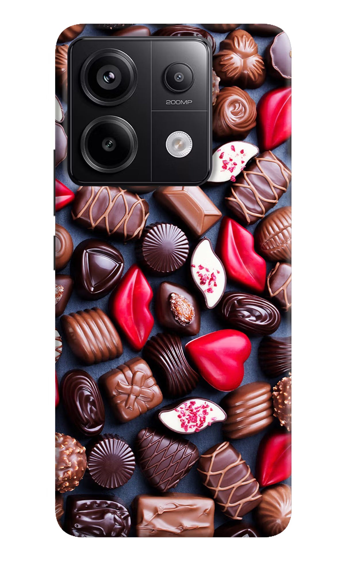 Chocolates Redmi Note 13 Pro 5G Hard Case Back Cover by Casekaro