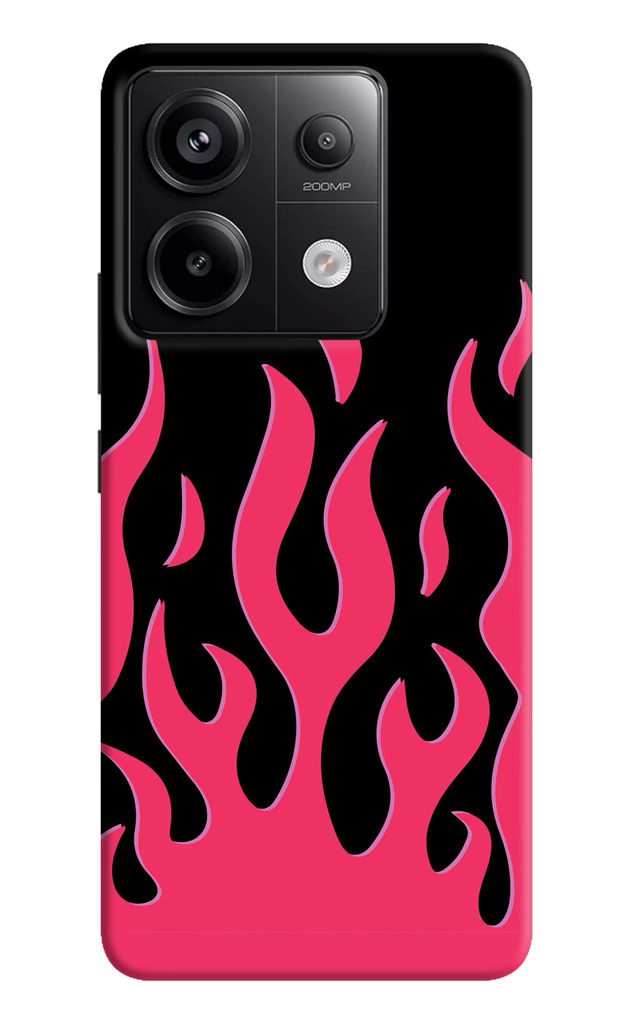Fire Flames Redmi Note 13 Pro 5G Back Cover, Hard case