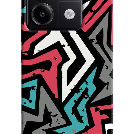 Geometric Graffiti Redmi Note 13 Pro 5G Hard Case Back Cover by Casekaro