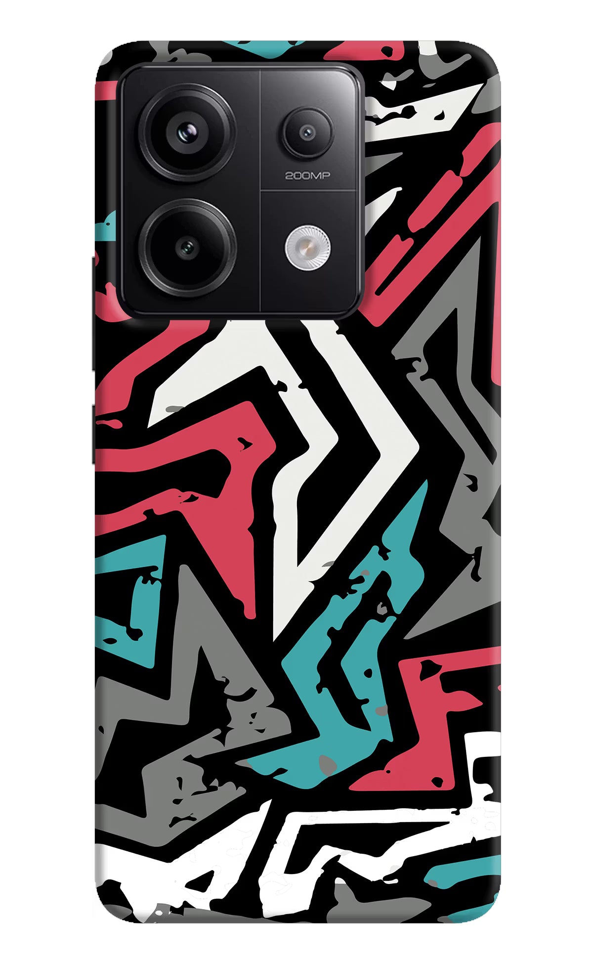 Geometric Graffiti Redmi Note 13 Pro 5G Hard Case Back Cover by Casekaro
