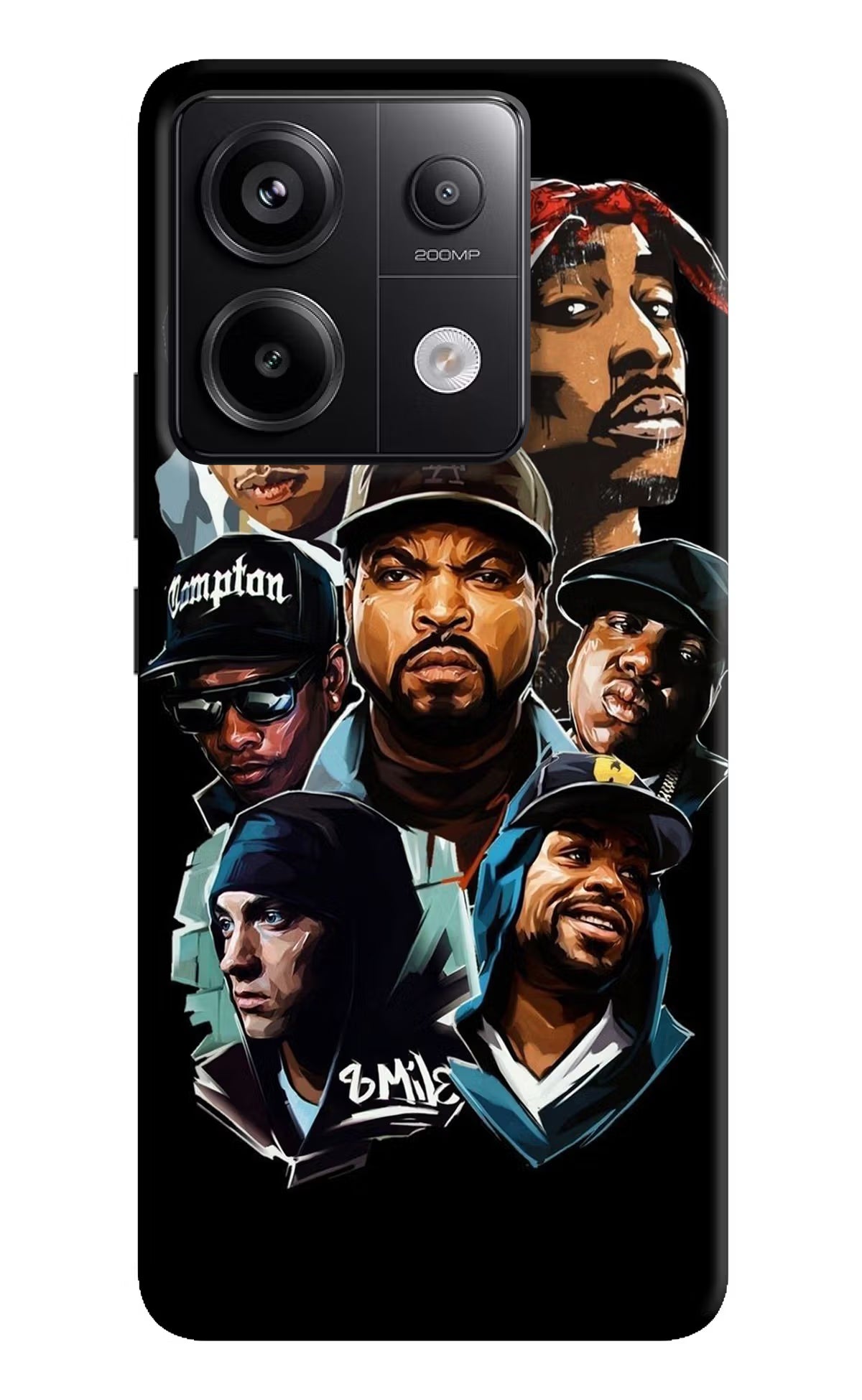 Rappers Redmi Note 13 Pro 5G Hard Case Back Cover by Casekaro