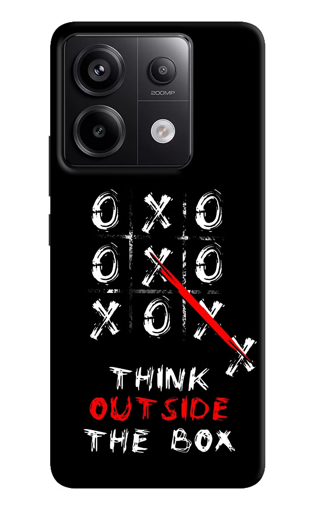 Think out of the BOX Redmi Note 13 Pro 5G Hard Case Back Cover by Casekaro