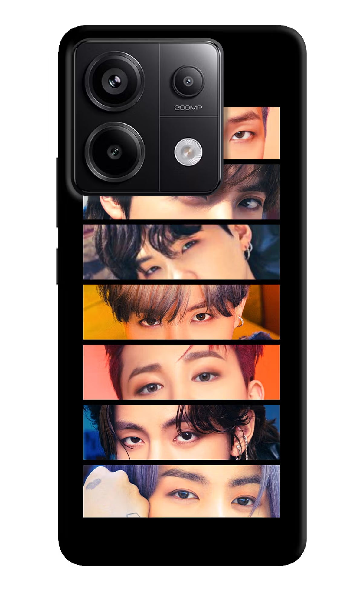 BTS Eyes Redmi Note 13 Pro 5G Hard Case Back Cover by Casekaro
