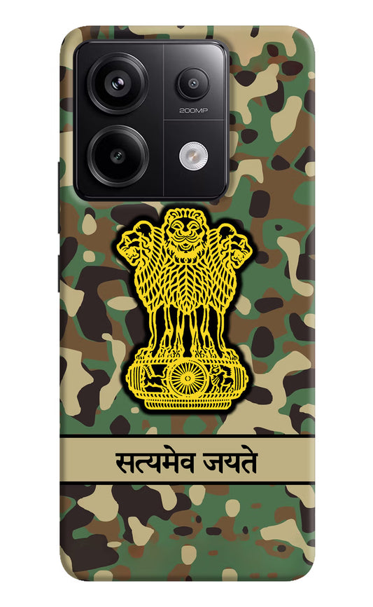 Satyamev Jayate Army Redmi Note 13 Pro 5G Hard Case Back Cover by Casekaro