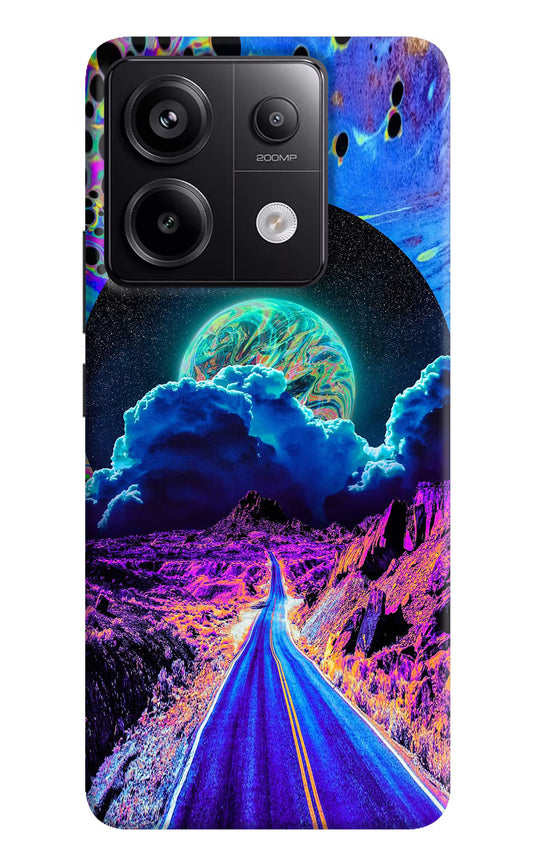 Psychedelic Painting Redmi Note 13 Pro 5G Hard Case Back Cover by Casekaro