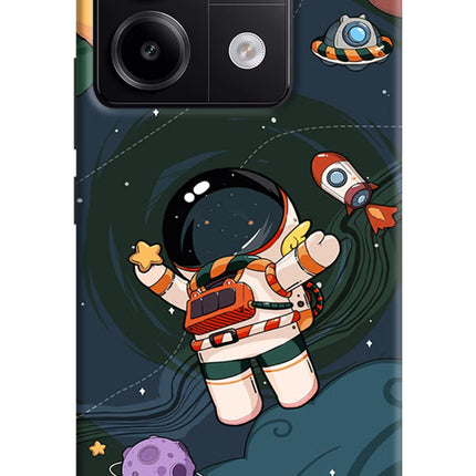 Cartoon Astronaut Redmi Note 13 Pro 5G Hard Case Back Cover by Casekaro