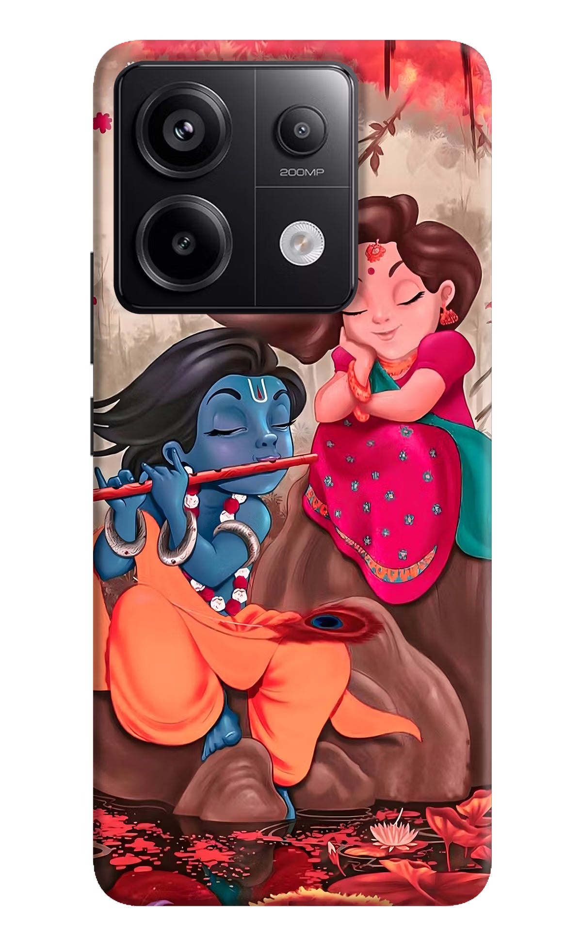 Radhe Krishna Redmi Note 13 Pro 5G Hard Case Back Cover by Casekaro