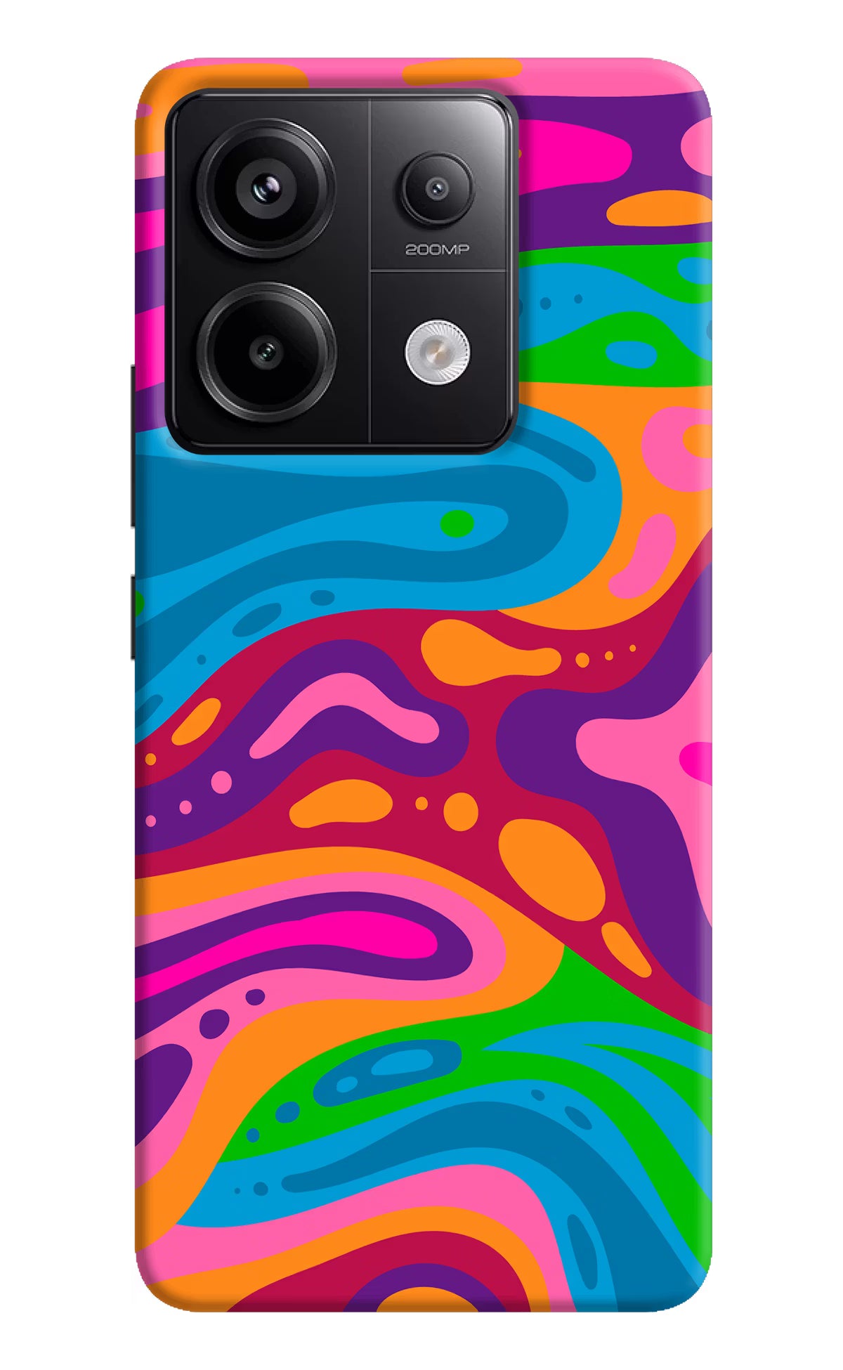 Trippy Pattern Redmi Note 13 Pro 5G Hard Case Back Cover by Casekaro