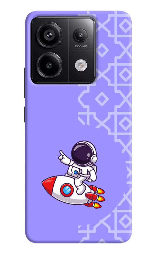 Cute Astronaut Redmi Note 13 Pro 5G Hard Case Back Cover by Casekaro