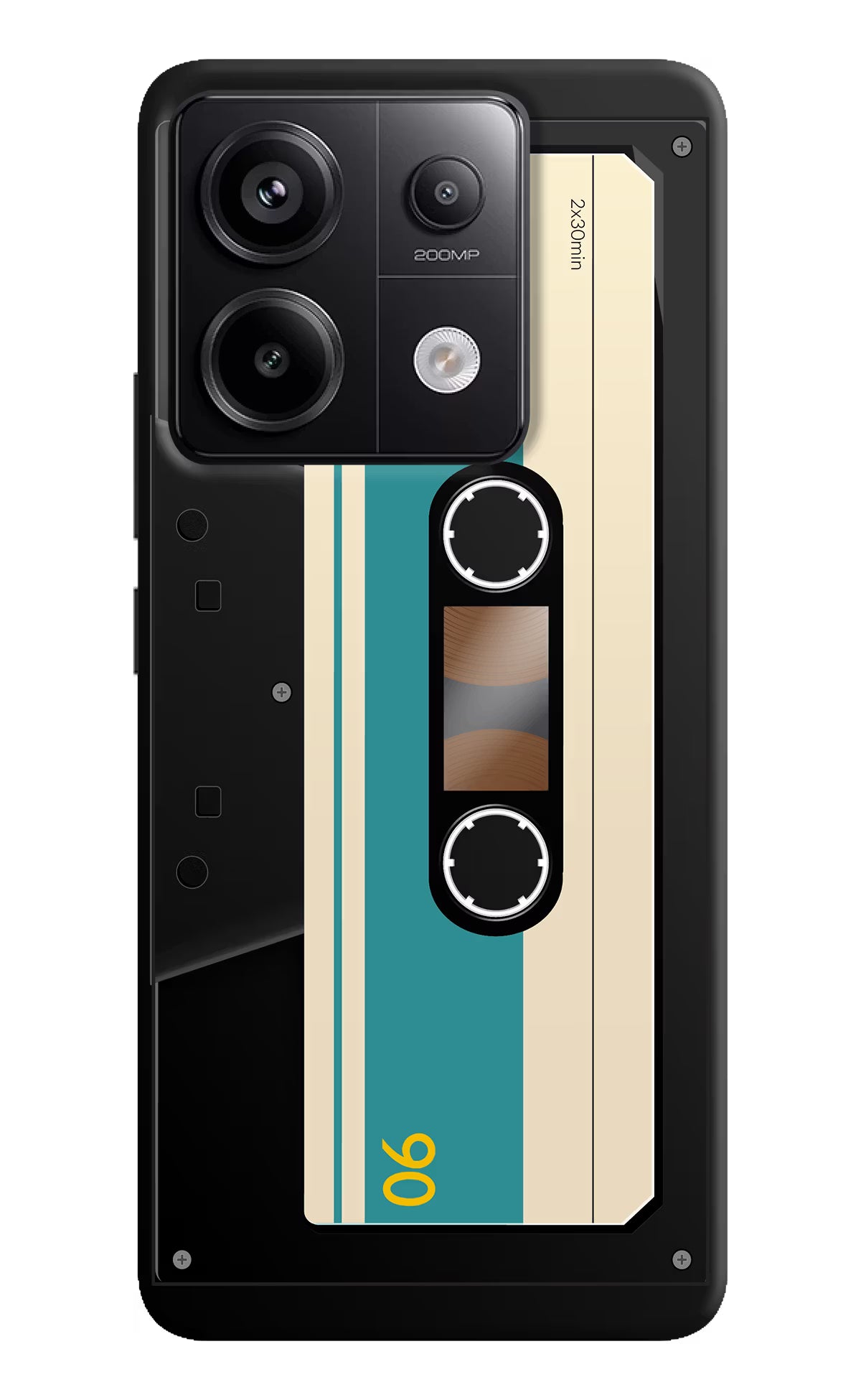 Cassette Redmi Note 13 Pro 5G Hard Case Back Cover by Casekaro