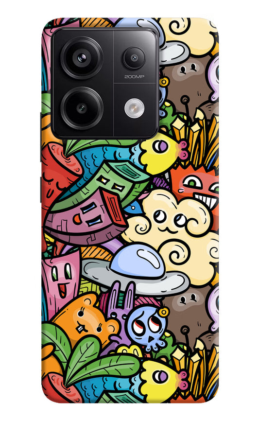 Veggie Doodle Redmi Note 13 Pro 5G Hard Case Back Cover by Casekaro
