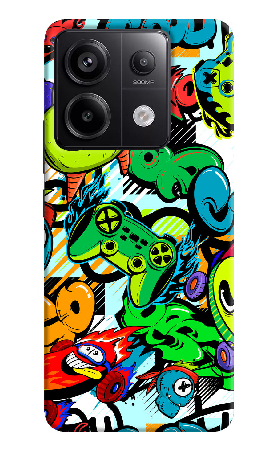 Game Doodle Redmi Note 13 Pro 5G Back Cover, Hard case