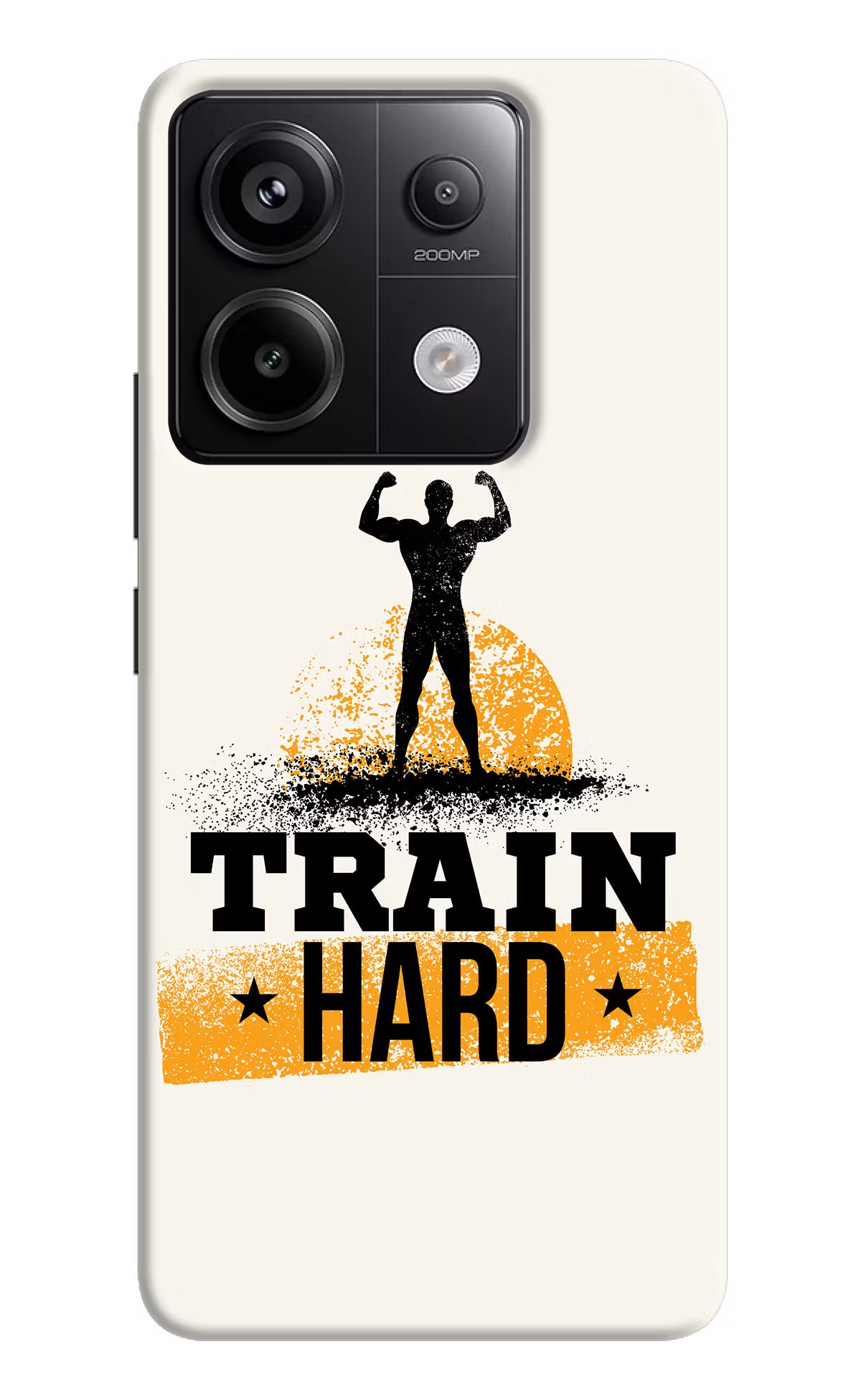Train Hard Redmi Note 13 Pro 5G Hard Case Back Cover by Casekaro