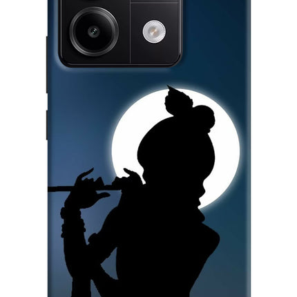 Shri Krishna Silhouette Redmi Note 13 Pro 5G Hard Case Back Cover by Casekaro