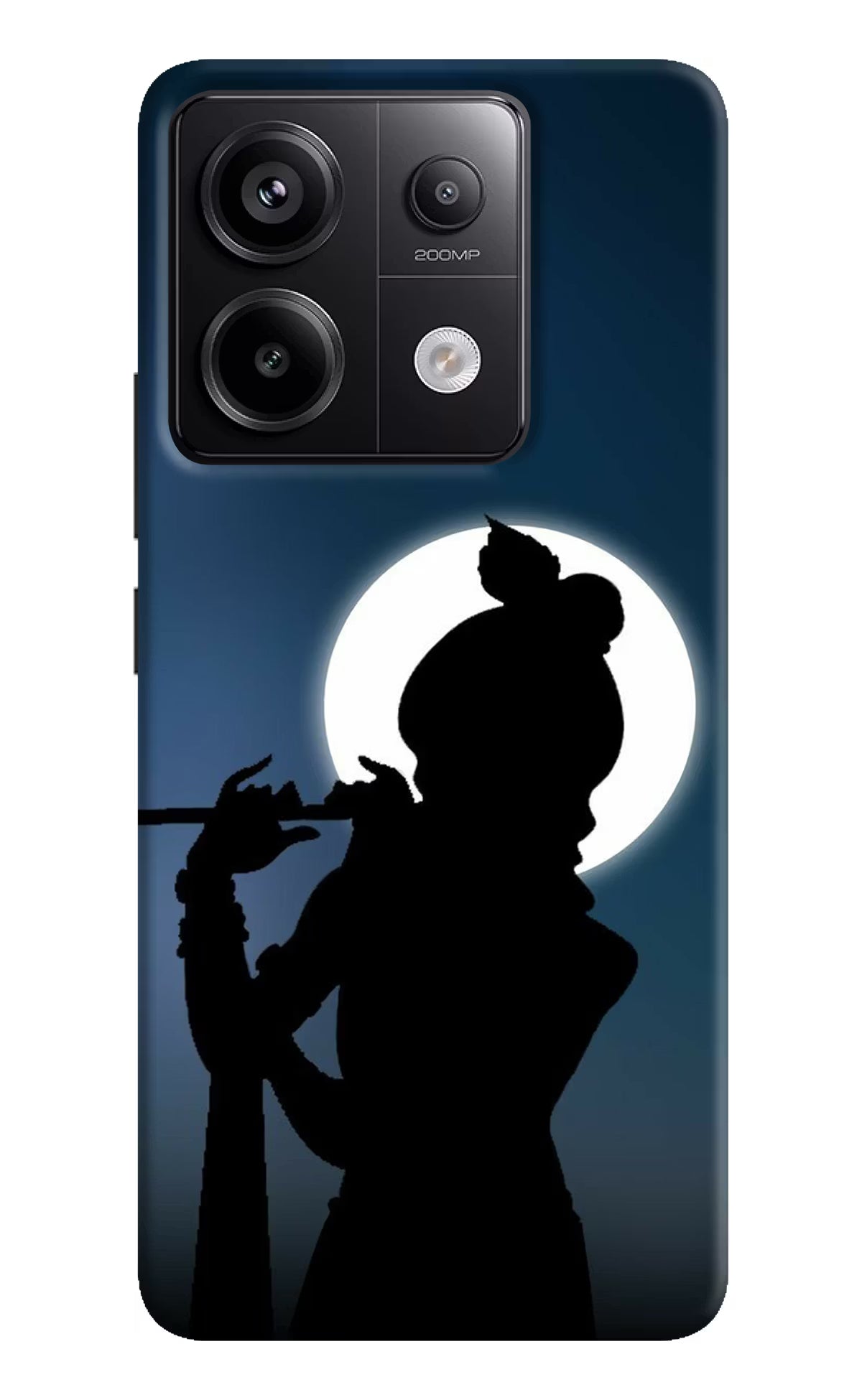 Shri Krishna Silhouette Redmi Note 13 Pro 5G Hard Case Back Cover by Casekaro