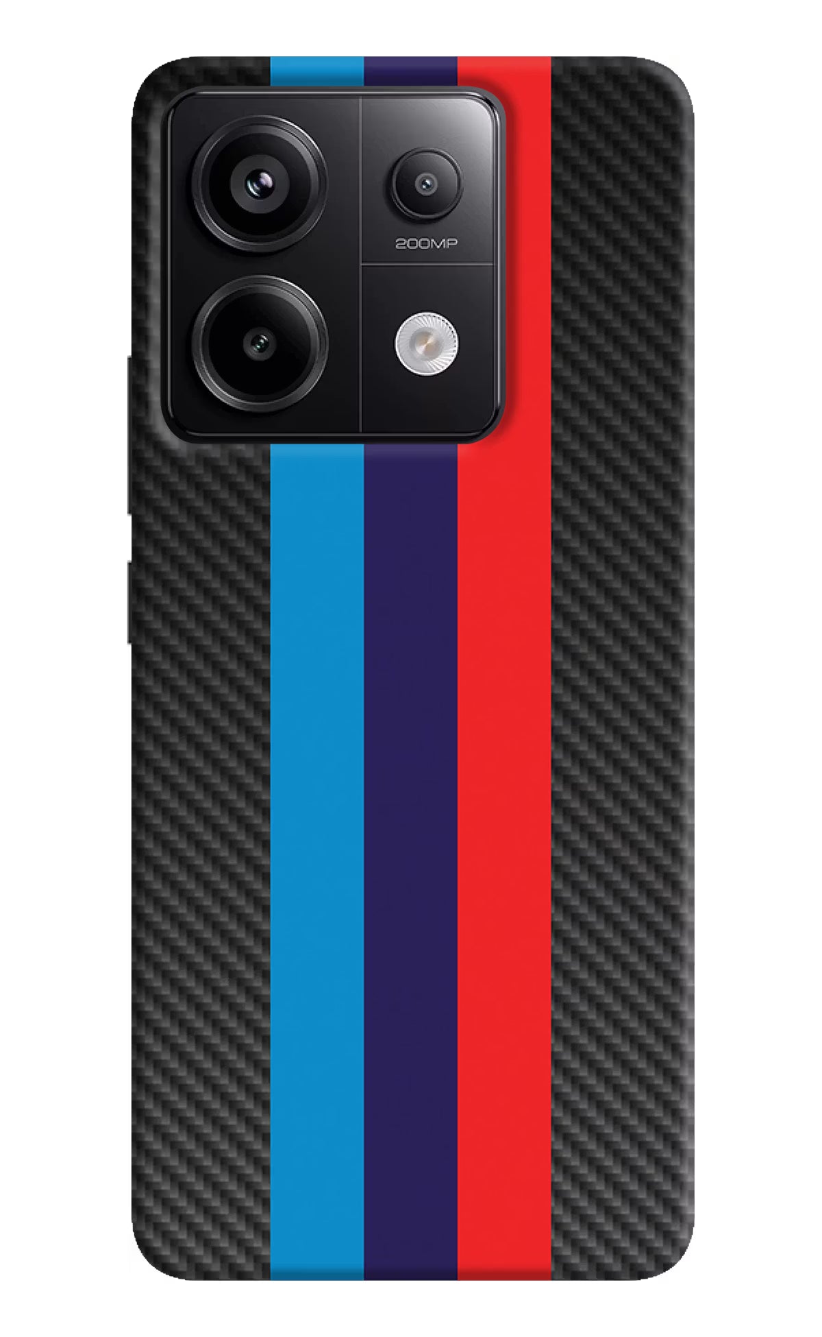 BMW Stripes Pattern Redmi Note 13 Pro 5G Hard Case Back Cover by Casekaro