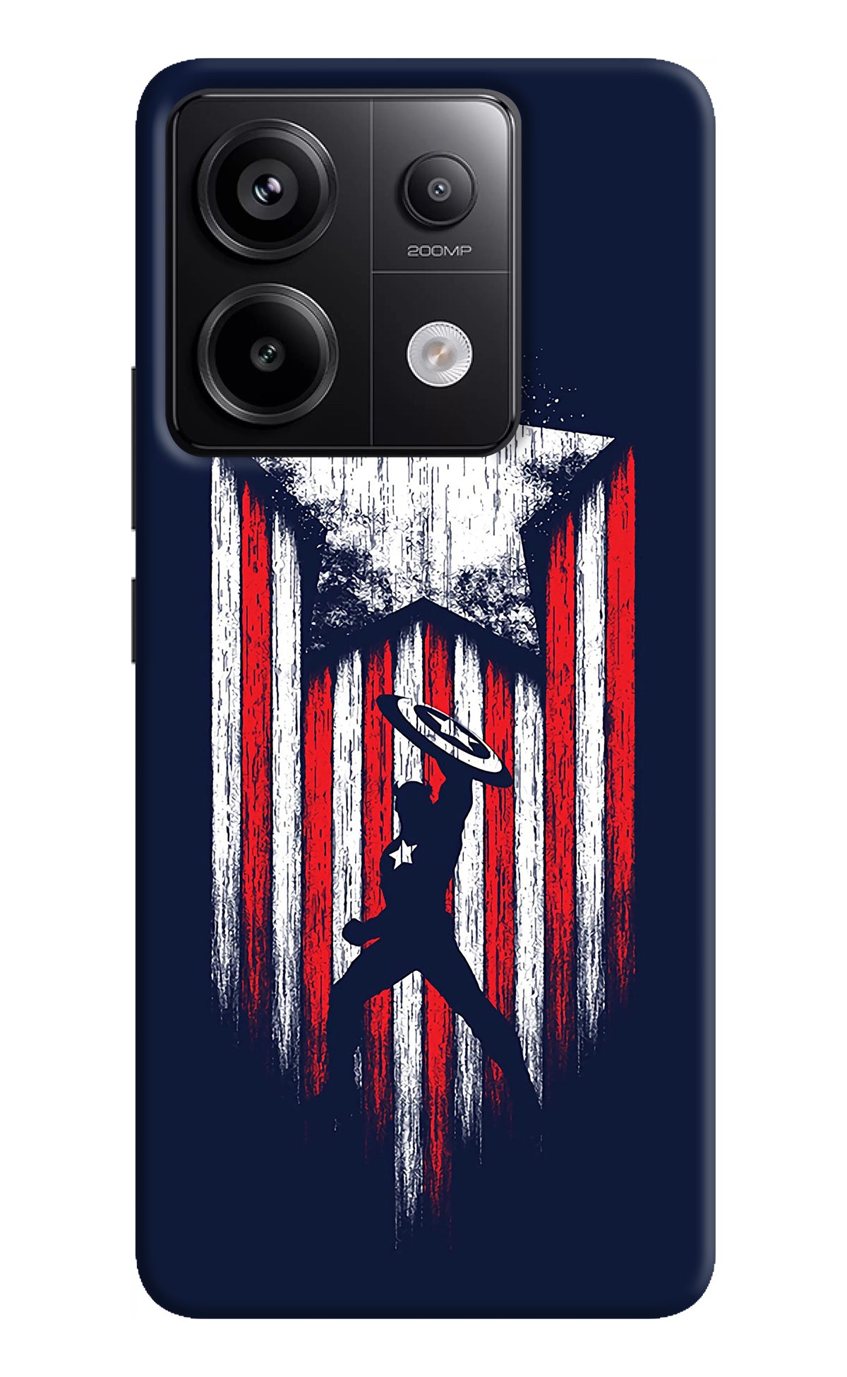 Captain America Marvel Art Redmi Note 13 Pro 5G Back Cover