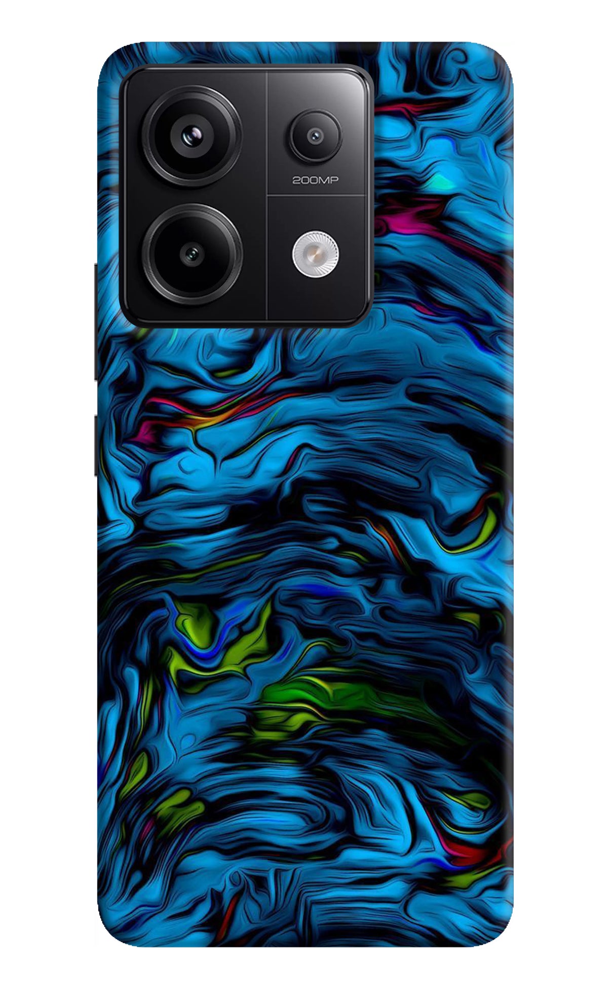 Dark Blue Abstract Redmi Note 13 Pro 5G Back Cover