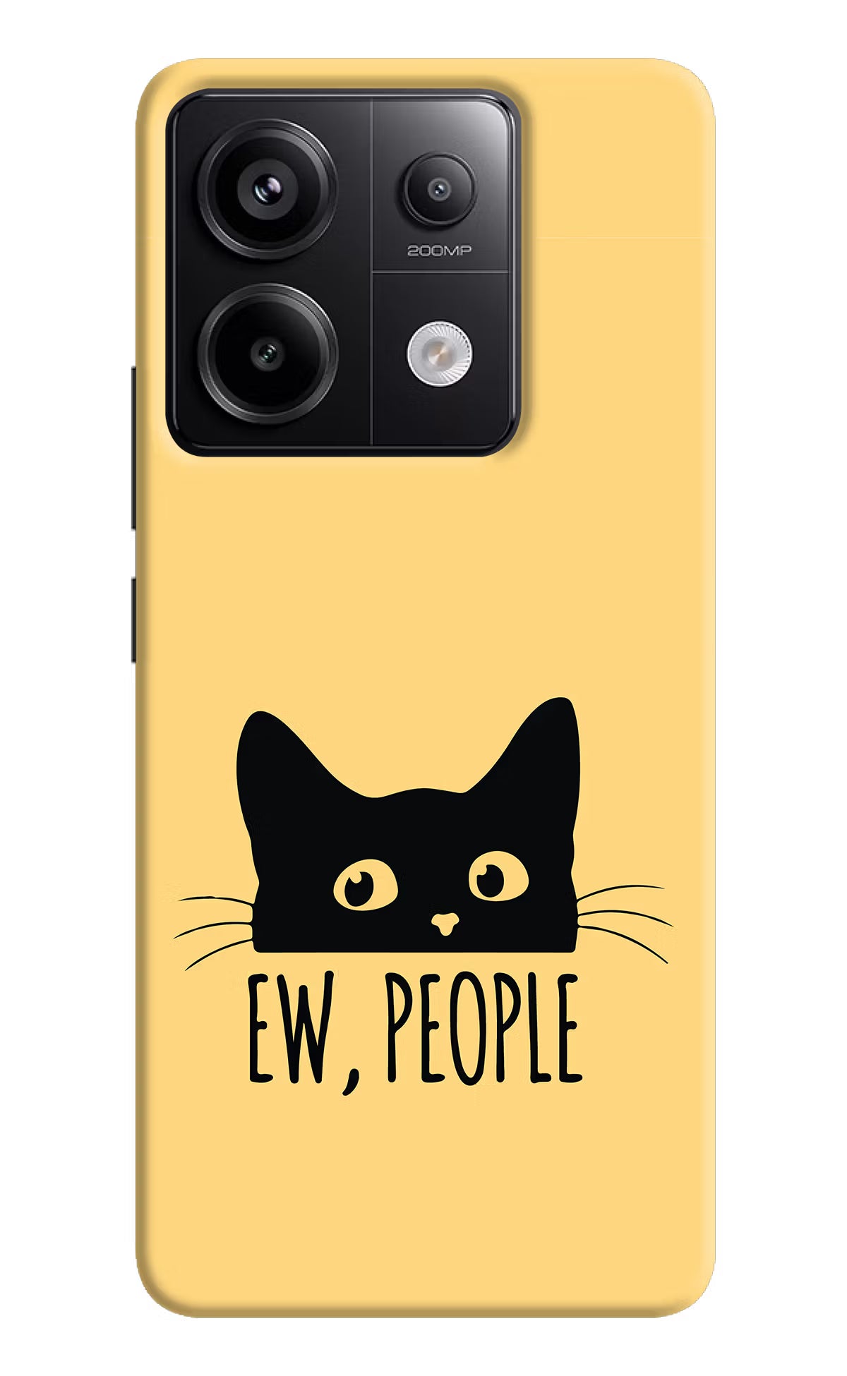 Ew People Catitude Redmi Note 13 Pro 5G Hard Case Back Cover by Casekaro