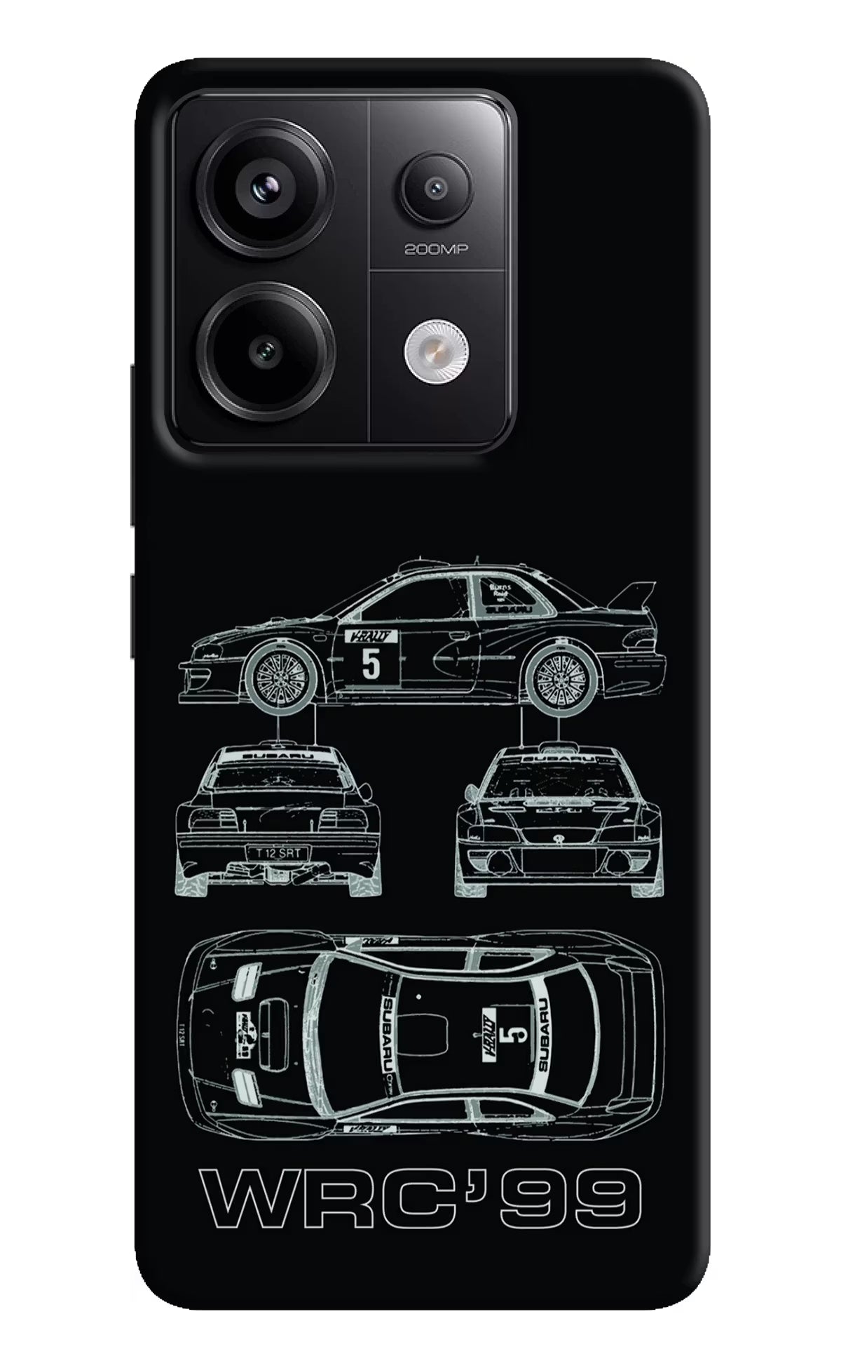 WRC'99 Redmi Note 13 Pro 5G Hard Case Back Cover by Casekaro