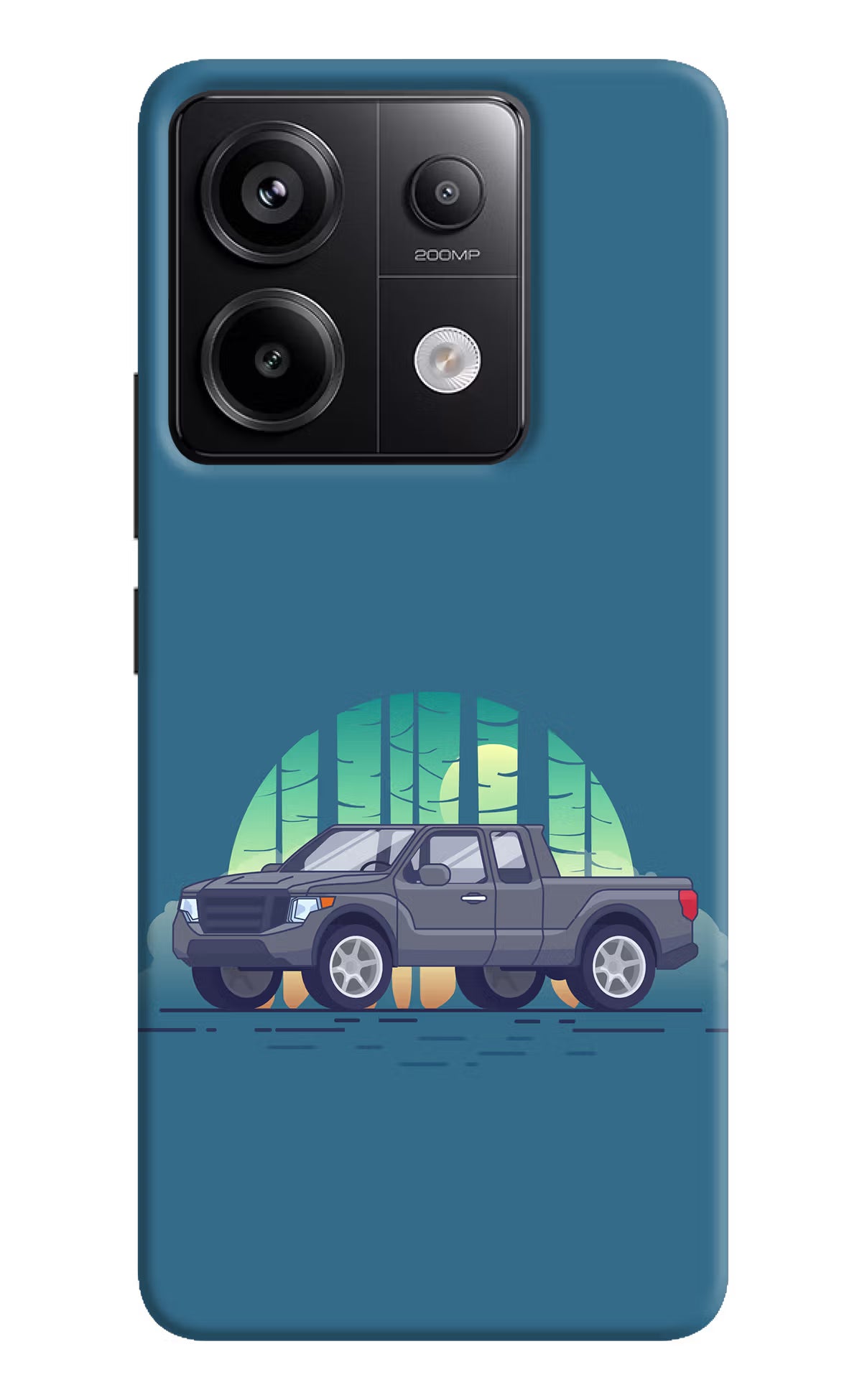 Retro Garage Vibe Redmi Note 13 Pro 5G Hard Case Back Cover by Casekaro