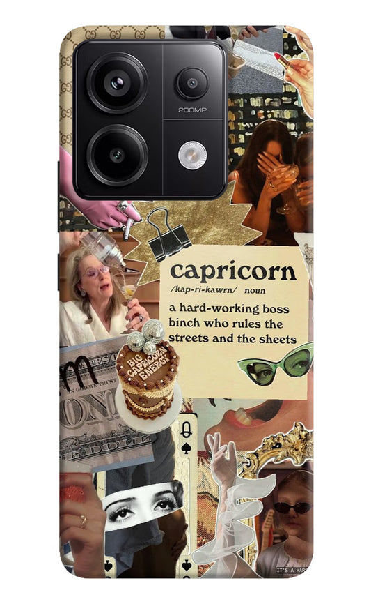 Capricorn Zodiac Redmi Note 13 Pro 5G Hard Case Back Cover by Casekaro