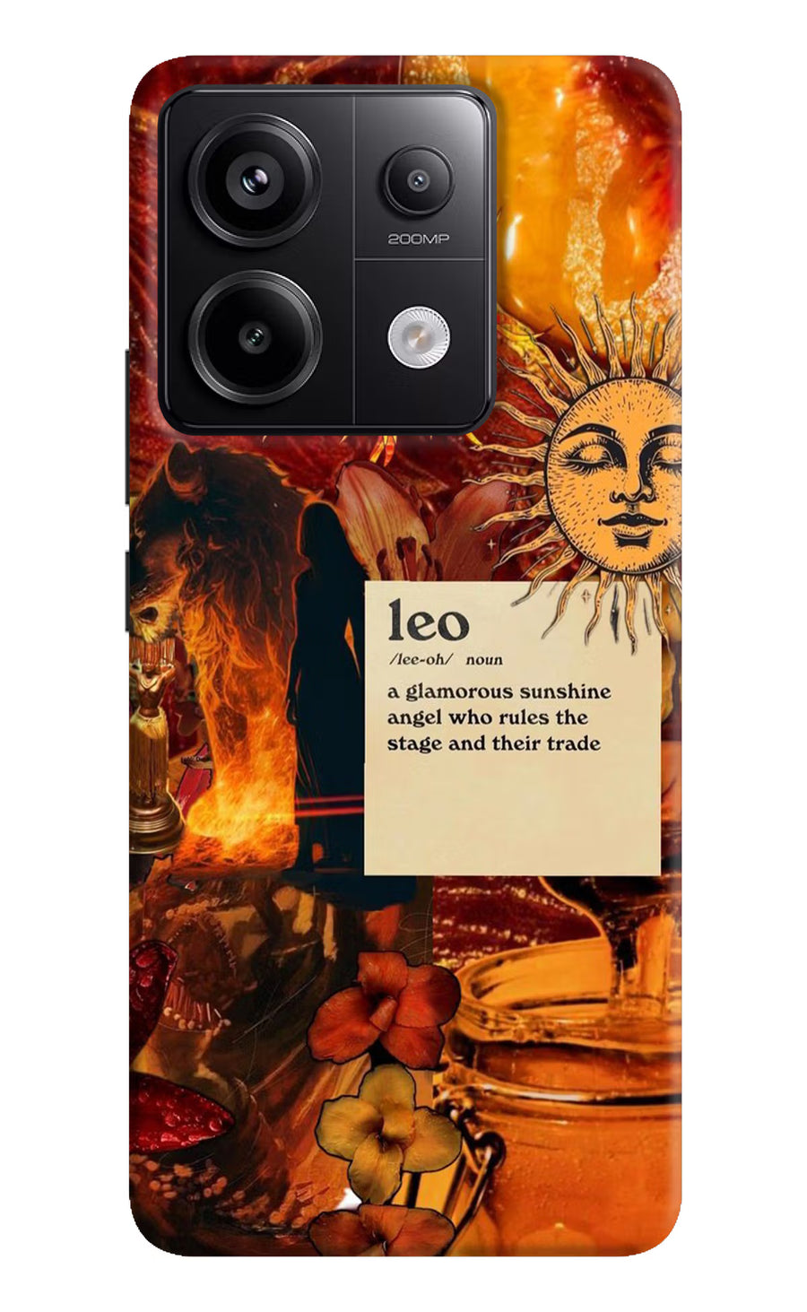 Leo Zodiac Redmi Note 13 Pro 5G Back Cover, Hard case