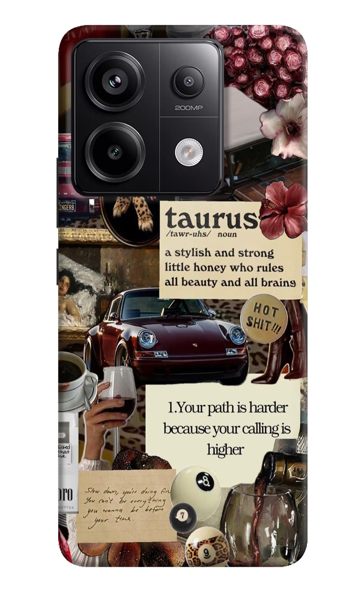 Taurus Zodiac Redmi Note 13 Pro 5G Hard Case Back Cover by Casekaro