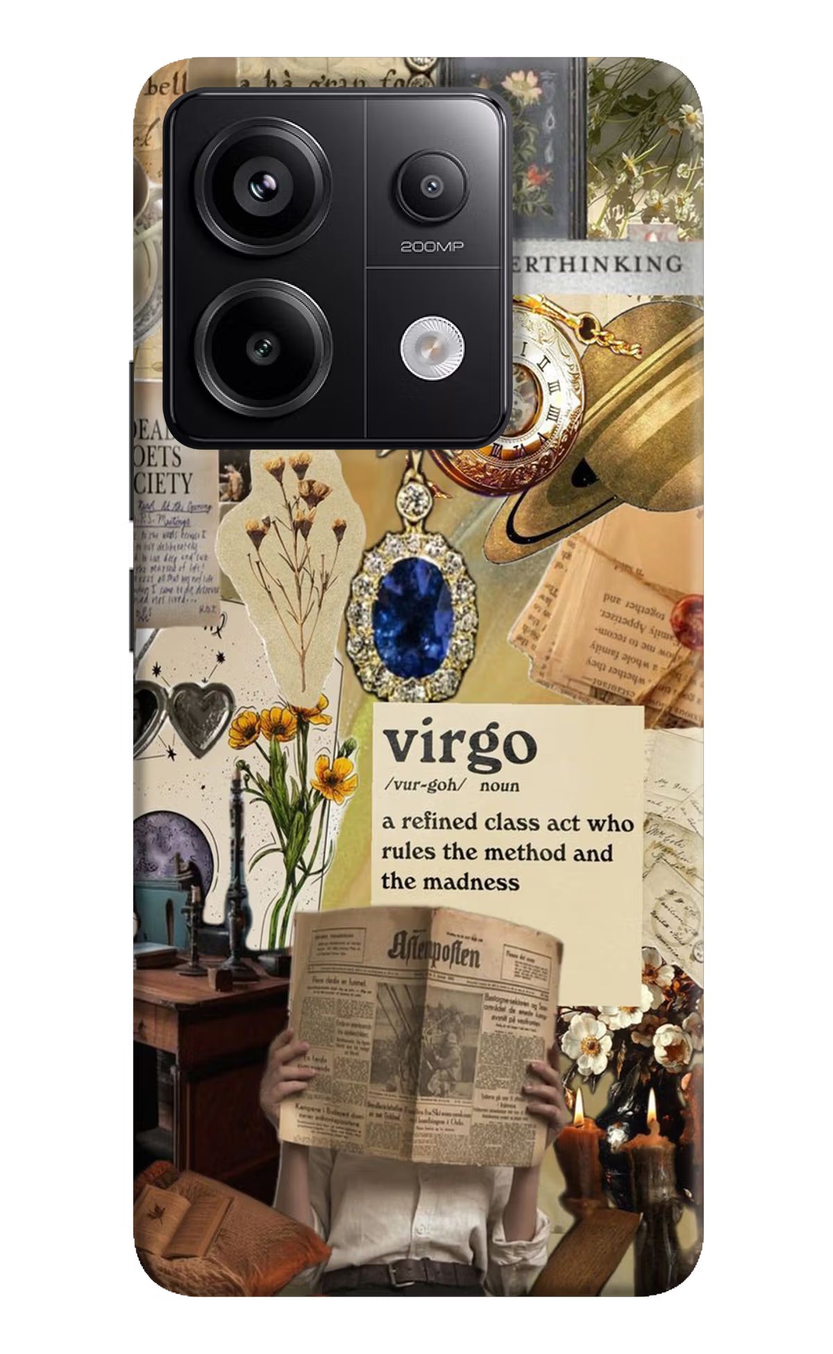 Virgo Zodiac Redmi Note 13 Pro 5G Hard Case Back Cover by Casekaro