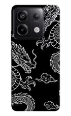 Twin Dragons Redmi Note 13 Pro 5G Hard Case Back Cover by Casekaro