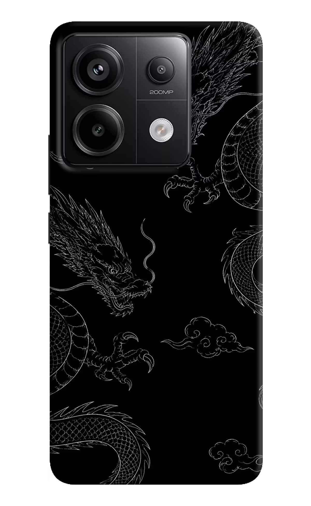 Twin Dragons Redmi Note 13 Pro 5G Hard Case Back Cover by Casekaro