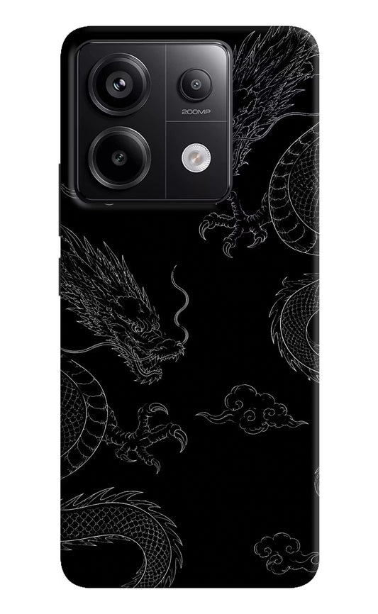 Twin Dragons Redmi Note 13 Pro 5G Hard Case Back Cover by Casekaro